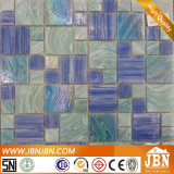 Mix Size Blue Color Swimming Pool Glass Mosaic (H455003)