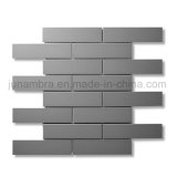 32.5X145mm Grey Matte Brick Glazed Porcelain Mosaic Tile