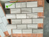 Wooden Gray /White Marble Mosaic Floor Wall Tile