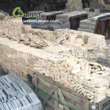 Beige Limestone Natural Stone Wall Bricks