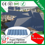 Color Sun Stone Chip Coated Metal Steel Roof Tile