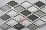 Rhombus Aluminium Mix Glass Mosaic (CFA82)