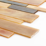 Never Fade Brown Building Tile Kitchen Backsplash Glass Mosaic