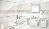 White Carrara Marble Design Ceramic Tile for Bathroom Wall