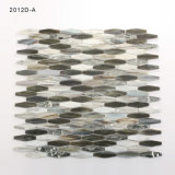 Random Black Stained Glass Mosaic Tile for Kitchen Backsplash Designs