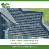 Stone Coated Chip Steel Roof Tile (Wooden tile)