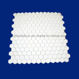 92% Wear Resistant Alumina Ceramic Hexagonal Tile Mat