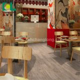 Indoor and Commercial Wood Grain Interlocking PVC Vinyl Floor, ISO9001 Changlong Clw-25