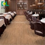 Indoor and Commercial Wood Grain Interlocking PVC Vinyl Floor, ISO9001 Changlong Clw-13