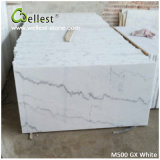 China Popular White Marble M500 Gx White Polished Marble Tile for Floor/Wall Cladding