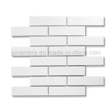 32.5X145mm White Matte Brick Glazed Porcelain Mosaic Tile