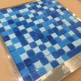Wholesale Blue Color Glass Mosaic for Pool and Bathroom (H420034)