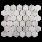 Calacatta Gold Hexagonal Mosaic Tile Polished