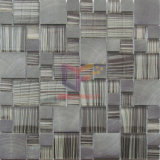 Grey Color Modern Style Glass and Aluminium Made Decoration Mosaic (CFC643)